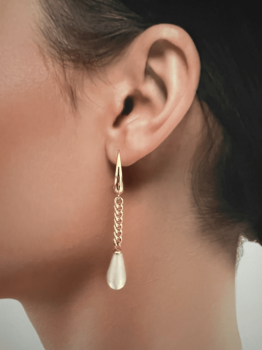 Imea oorbellen met druppel