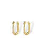 Jinx earrings with zirconia large