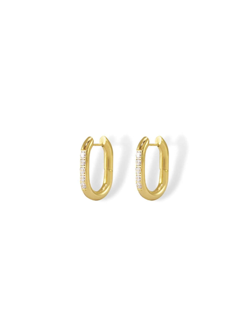 Jipp earrings with zirconia small