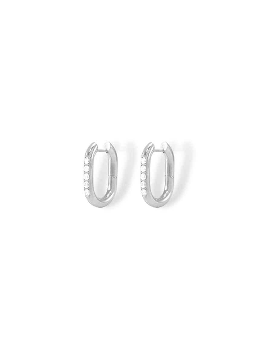 Jits earrings with zirconia small