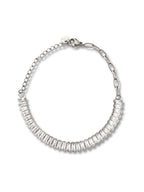 Joos stainless steel armband met zirkonia